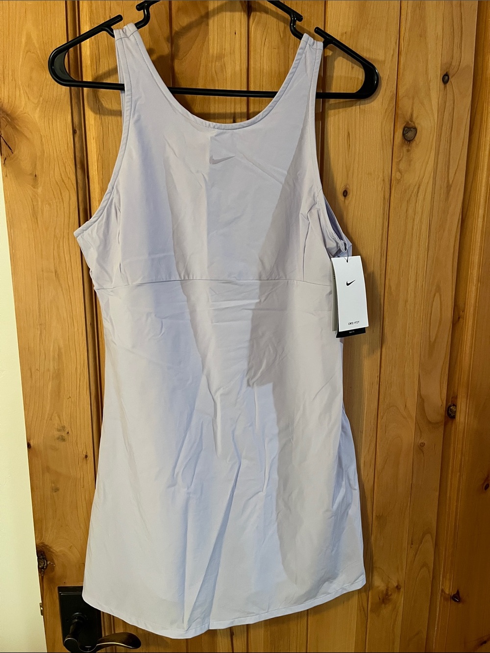 Nike Lavender Scoop-Back Athletic Tank Dress